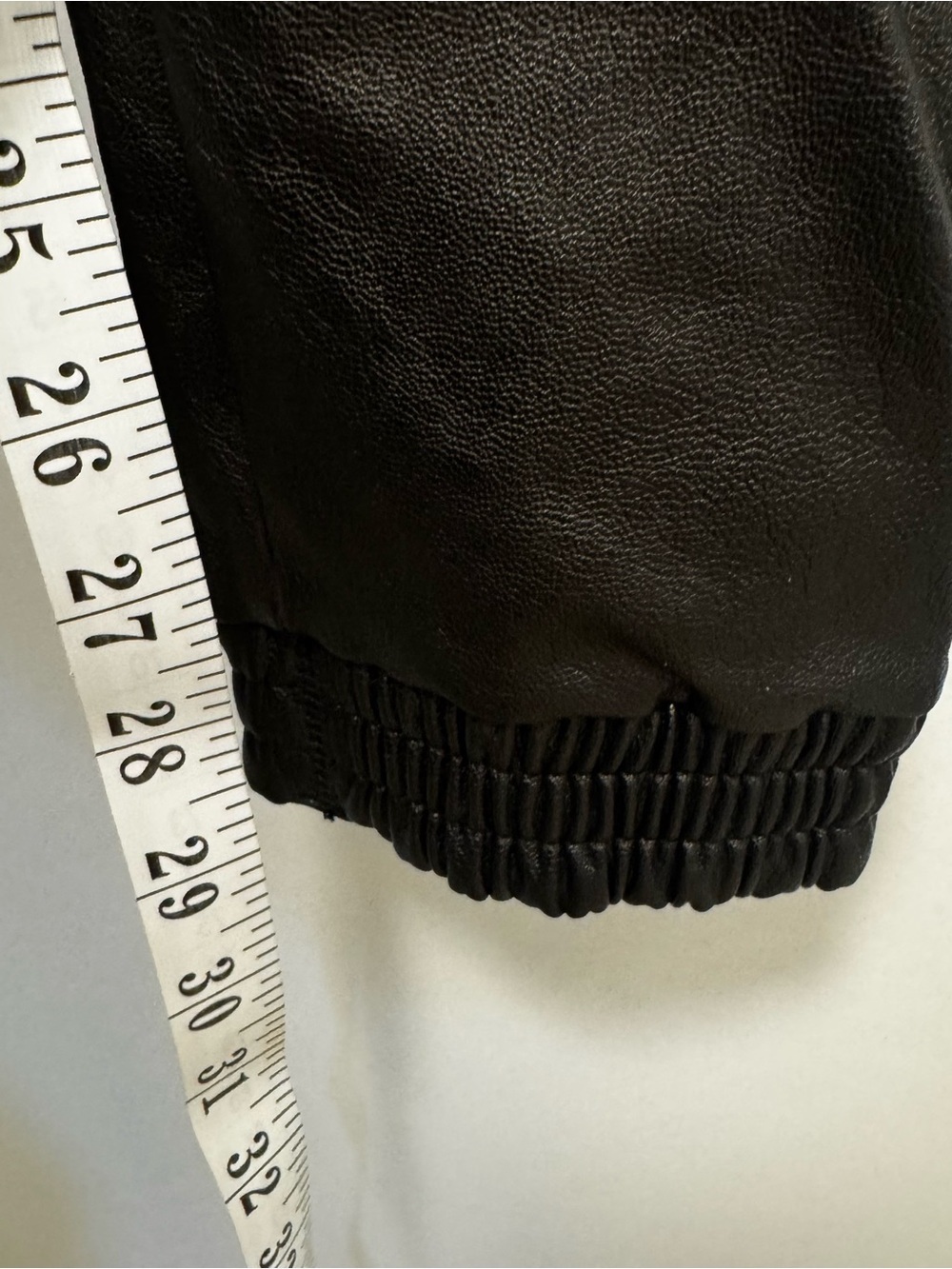 SPANX Black Faux Leather Joggers Pantss sz S - Picture 9 of 12